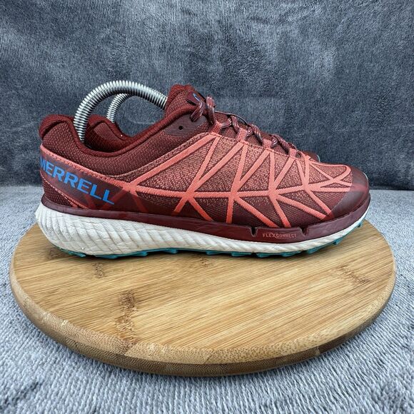 Merrell Agility Synthesis 2 Shoes Womens Size 10 Red Trail Running Sneakers - Picture 1 of 9